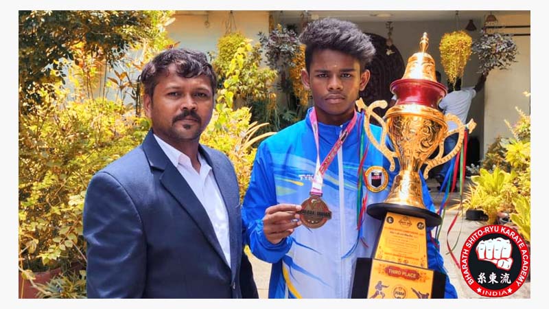 Kanchipuram Black Belt Karate Champion